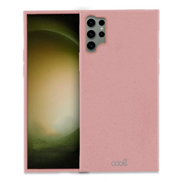 Carcasa COOL para Samsung S918 Galaxy S23 Ultra Eco Biodegradable Rosa - Imagen 2