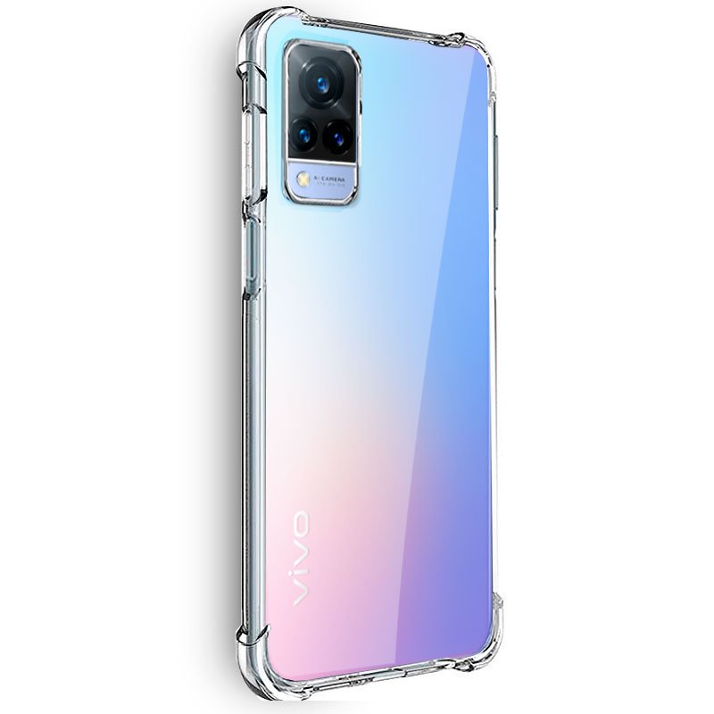 Carcasa COOL para Vivo V21 5G AntiShock Transparente - Imagen 2