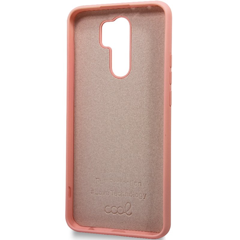 Carcasa COOL para Xiaomi Redmi 9 Cover Rosa - Imagen 2