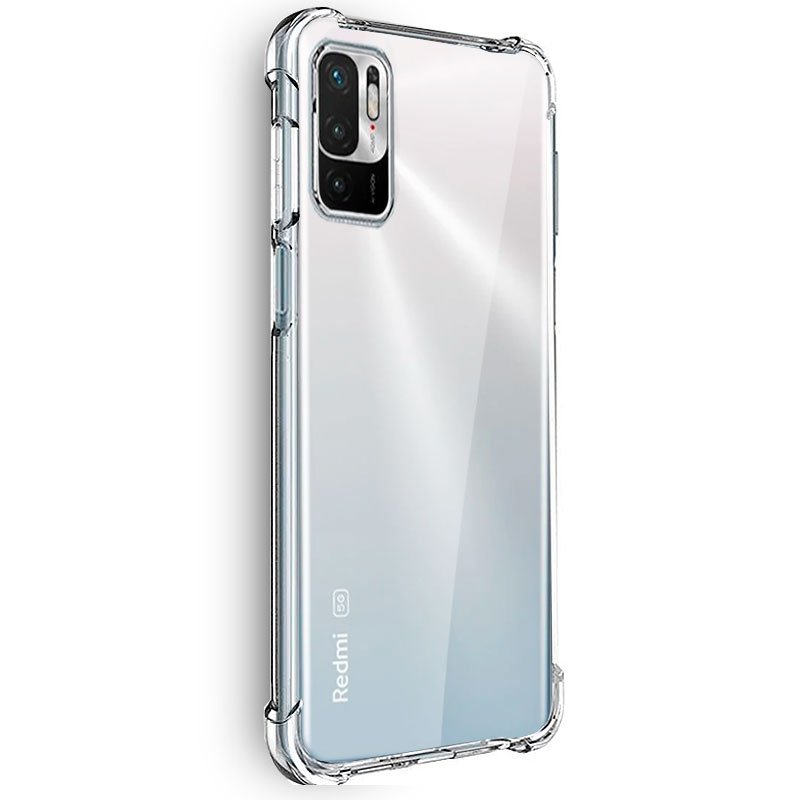 Carcasa COOL para Xiaomi Redmi Note 10 5G / Pocophone M3 Pro 5G AntiShock Transparente - Imagen 2