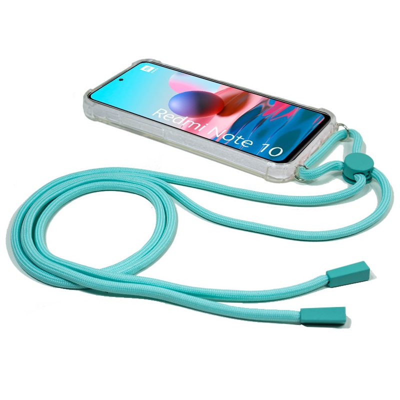 Carcasa COOL para Xiaomi Redmi Note 10 / Note 10s / Poco M5s Cordón Celeste - Imagen 2
