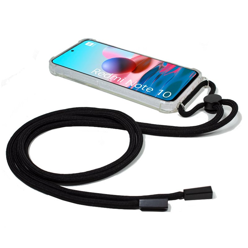 Carcasa COOL para Xiaomi Redmi Note 10 / Note 10s / Poco M5s Cordón Negro - Imagen 2