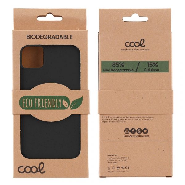 Carcasa COOL para Xiaomi Redmi Note 11 / Note 11S Eco Biodegradable Negro - Imagen 2