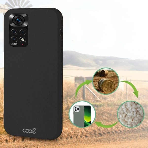 Carcasa COOL para Xiaomi Redmi Note 11 / Note 11S Eco Biodegradable Negro - Imagen 3