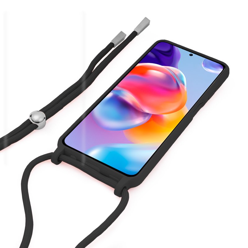 Carcasa COOL para Xiaomi Redmi Note 11 Pro Plus 5G Cordón Liso Negro - Imagen 2
