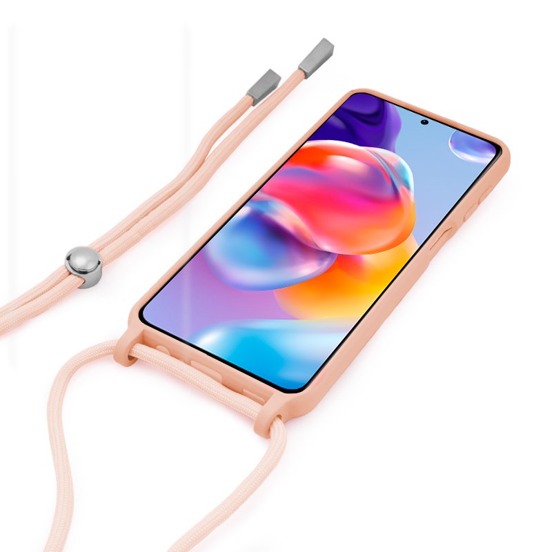 Carcasa COOL para Xiaomi Redmi Note 11 Pro Plus 5G Cordón Liso Rosa - Imagen 2