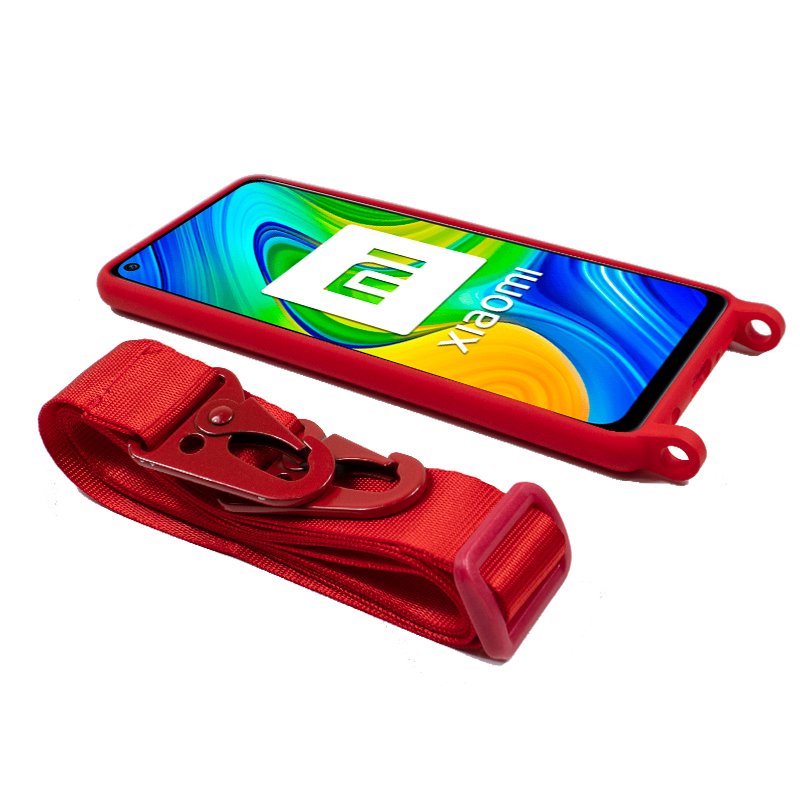 Carcasa COOL para Xiaomi Redmi Note 9 Cinta Rojo - Imagen 2