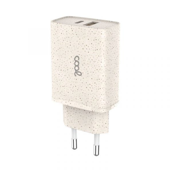 Cargador Red Universal Fast Charger (PD) Tipo-C / USB Dual COOL ECO (20W) - Imagen 3