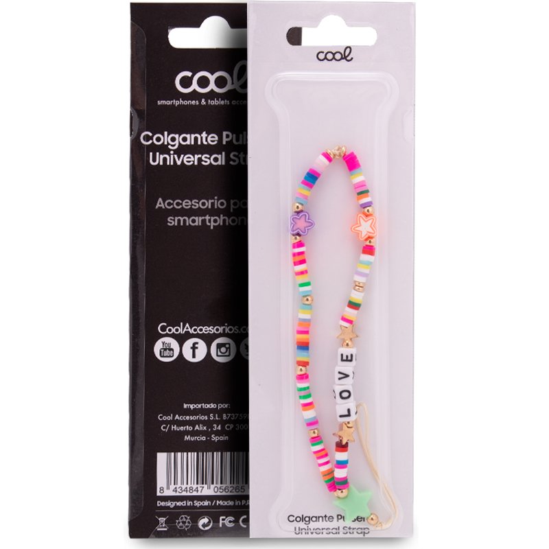 Colgante COOL Universal Smartphone Pulsera Strap Love Stars - Imagen 3