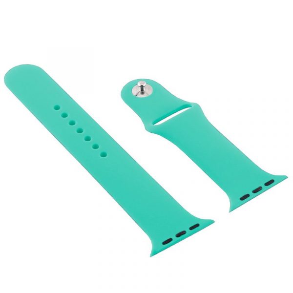 Correa COOL para Apple Watch Series 1 / 2 / 3 / 4 / 5 / 6 / 7 / 8 / SE (38 / 40 / 41 mm) Goma Mint - Imagen 3