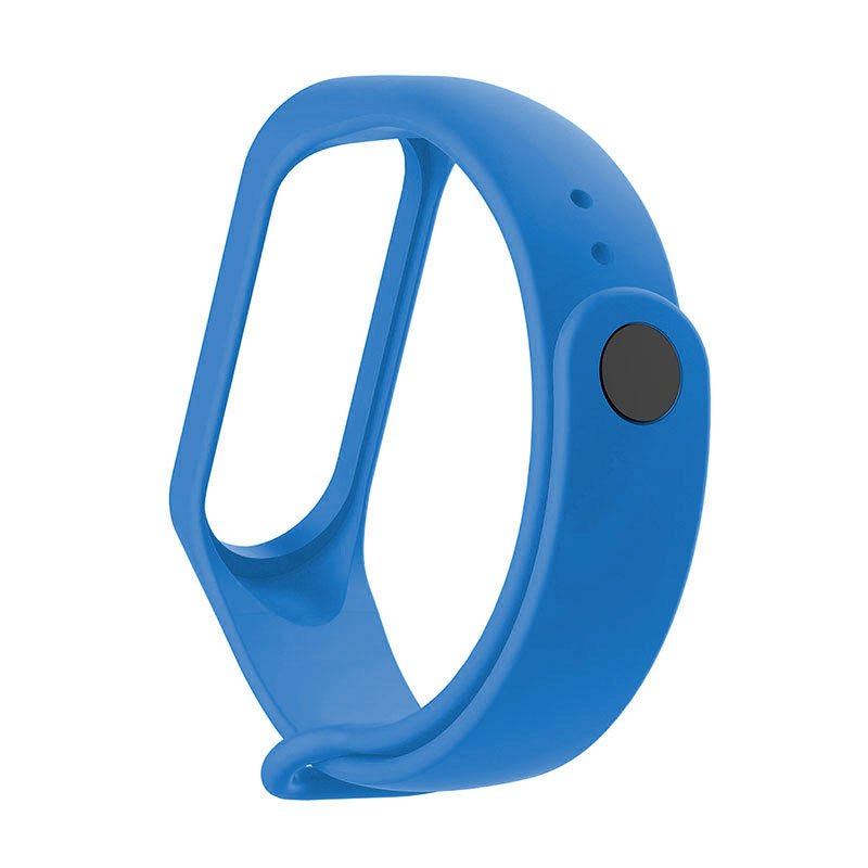 Correa COOL para Xiaomi Mi Band 5 / 6 / 7 / Amazfit Band 5 Liso Celeste - Imagen 3
