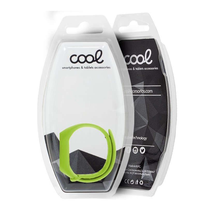 Correa COOL para Xiaomi Mi Band 5 / 6 / 7 / Amazfit Band 5 Liso Verde - Imagen 2