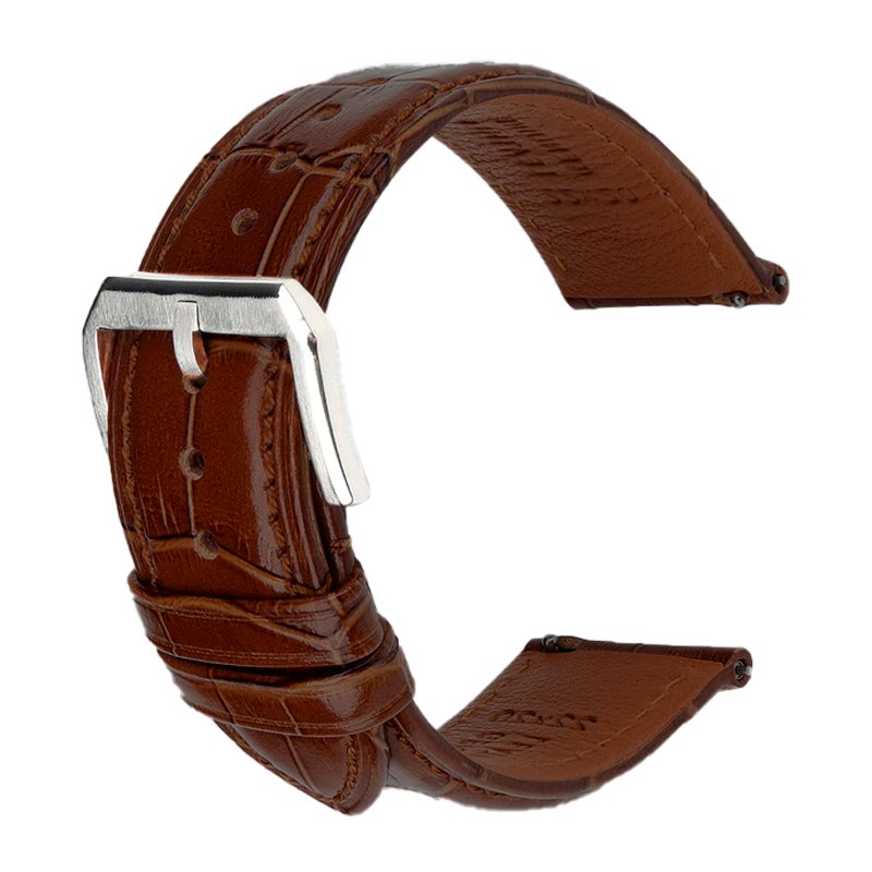 Correa Universal 20mm Amazfit Bip / GTS / Bip Lite / Huawei / Samsung / COOL Polipiel Marrón - Imagen 3