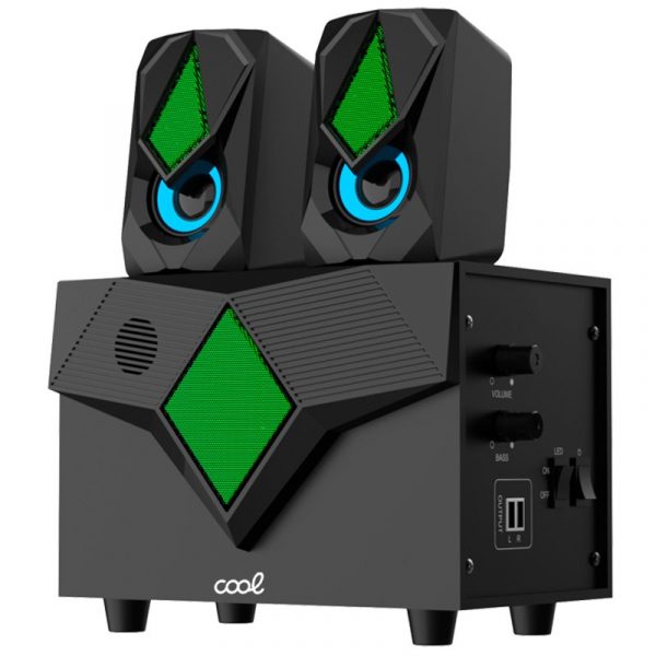 Equipo Audio para PC COOL Gaming LED USB 15W - Imagen 2