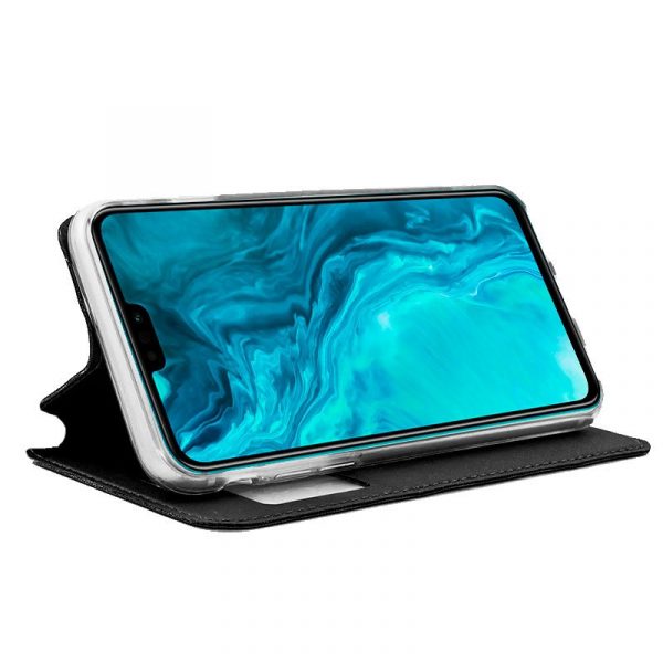 Funda COOL Flip Cover para Huawei Honor 9X Lite Liso Negro - Imagen 2