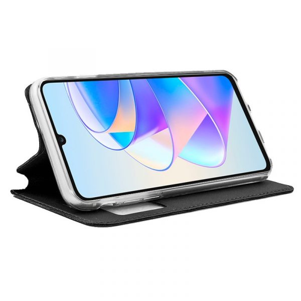 Funda COOL Flip Cover para Huawei Honor X7A Liso Negro - Imagen 2