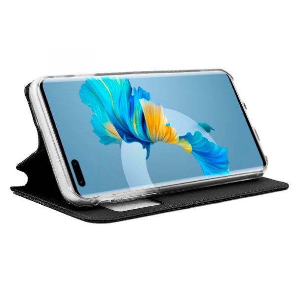 Funda COOL Flip Cover para Huawei Mate 40 Pro / 40 Pro Plus Liso Negro - Imagen 2