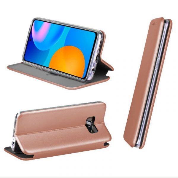 Funda COOL Flip Cover para Huawei P Smart 2021 Elegance Rose Gold - Imagen 2