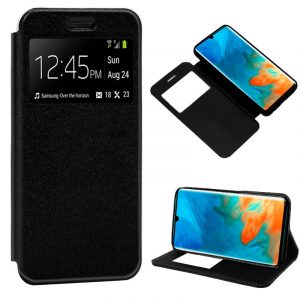 Funda COOL Flip Cover para Huawei P30 Pro Liso Negro