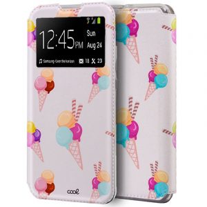 Funda COOL Flip Cover para Huawei P40 Dibujos Helados