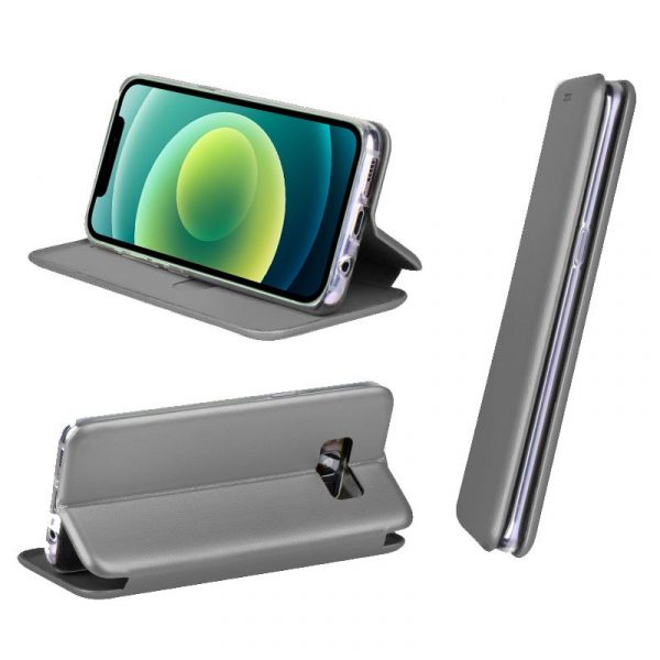 Funda COOL Flip Cover para iPhone 12 / 12 Pro Elegance Plata - Imagen 2