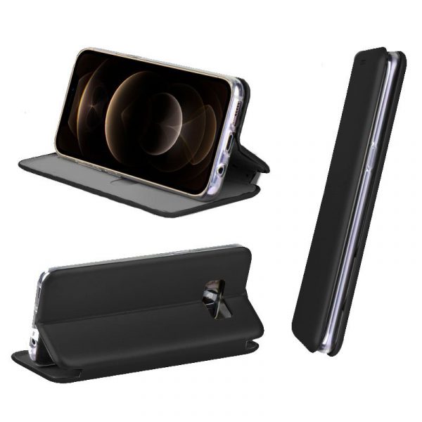 Funda COOL Flip Cover para iPhone 12 Pro Max Elegance Negro - Imagen 2