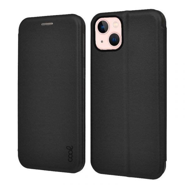 Funda COOL Flip Cover para iPhone 13 Elegance Negro - Imagen 2