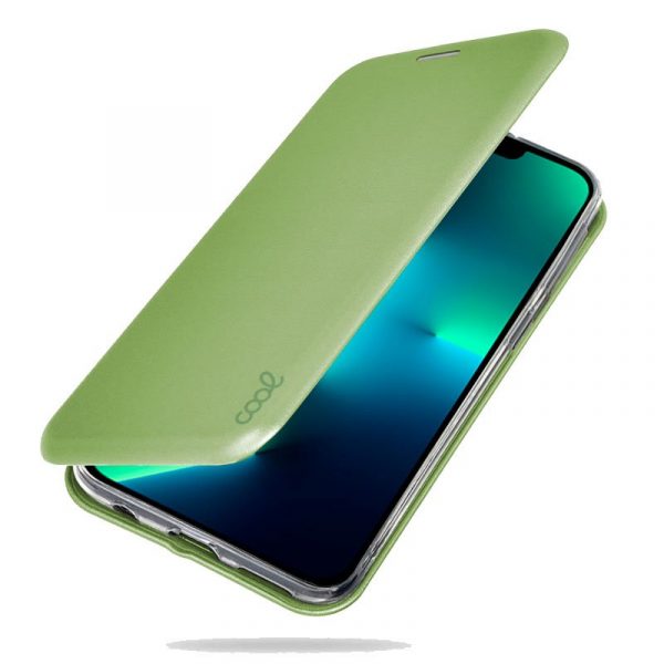 Funda COOL Flip Cover para iPhone 13 Pro Elegance Pistacho - Imagen 2