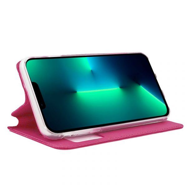 Funda COOL Flip Cover para iPhone 13 Pro Liso Rosa - Imagen 2