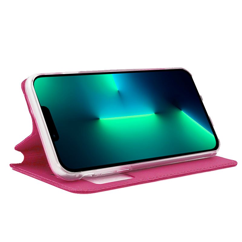 Funda COOL Flip Cover para iPhone 13 Pro Liso Rosa - Imagen 2