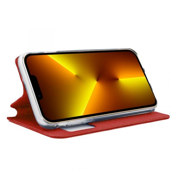 Funda COOL Flip Cover para iPhone 13 Pro Max Liso Rojo - Imagen 2
