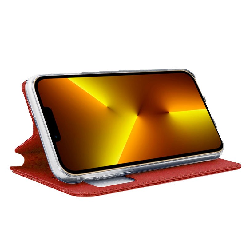 Funda COOL Flip Cover para iPhone 13 Pro Max Liso Rojo - Imagen 2