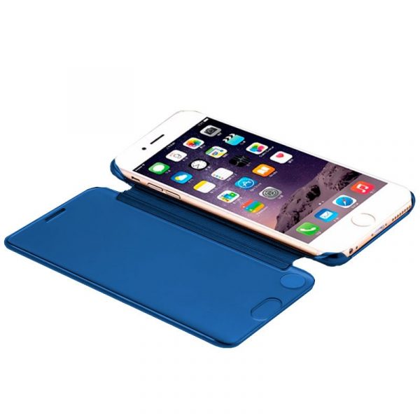Funda COOL Flip Cover para iPhone 7 / 8 / SE (2020) / SE (2022) Clear View Azul - Imagen 2