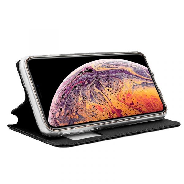 Funda COOL Flip Cover para iPhone XS Max Liso Negro - Imagen 2