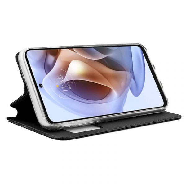 Funda COOL Flip Cover para Motorola Moto G31 / G41 Liso Negro - Imagen 2