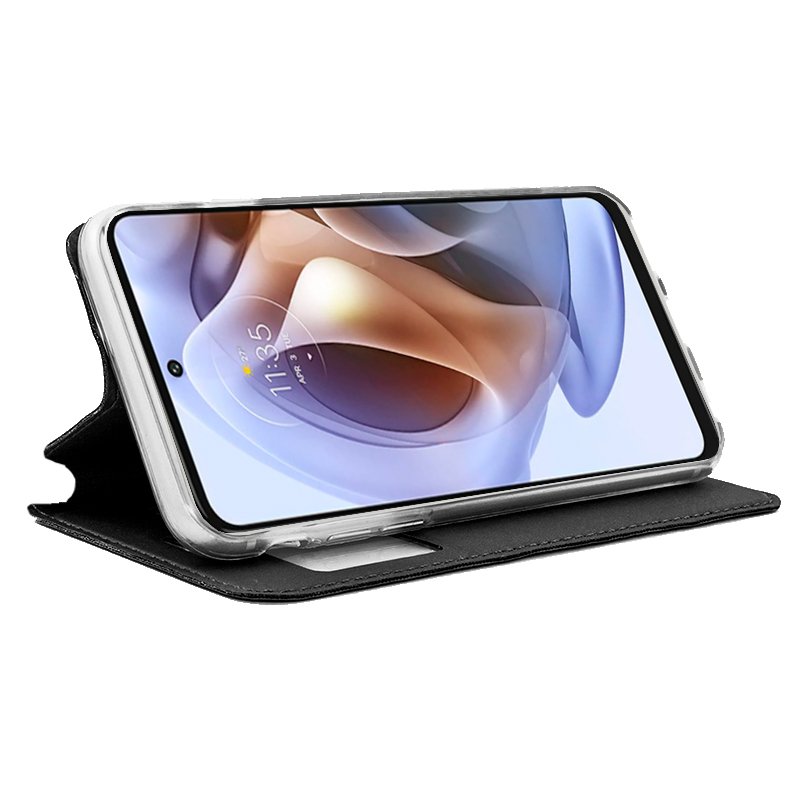Funda COOL Flip Cover para Motorola Moto G31 / G41 Liso Negro - Imagen 2