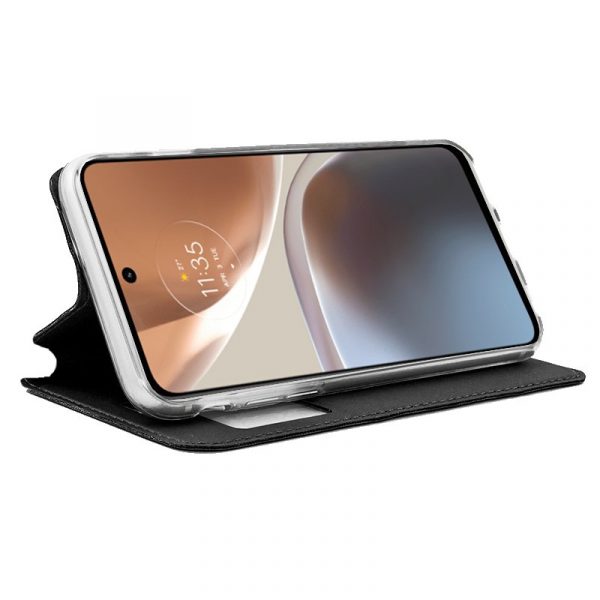 Funda COOL Flip Cover para Motorola Moto G32 Liso Negro - Imagen 2