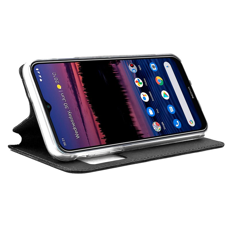 Funda COOL Flip Cover para Nokia G10 / G20 Liso Negro - Imagen 2