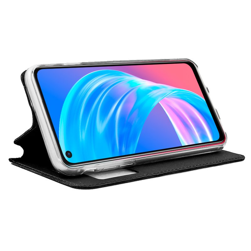 Funda COOL Flip Cover para Oppo A73 5G Liso Negro - Imagen 2