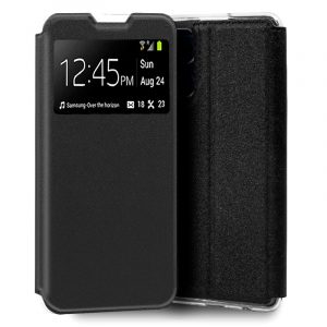 Funda COOL Flip Cover para Oppo Find X5 Lite Liso Negro