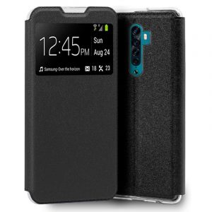 Funda COOL Flip Cover para Oppo Reno 2 Liso Negro