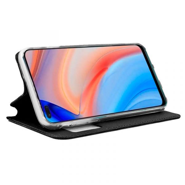 Funda COOL Flip Cover para Oppo Reno 4 Pro Liso Negro - Imagen 2