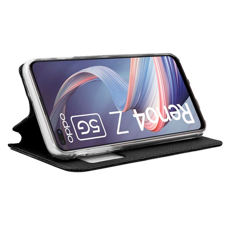 Funda COOL Flip Cover para Oppo Reno 4Z 5G Liso Negro - Imagen 2