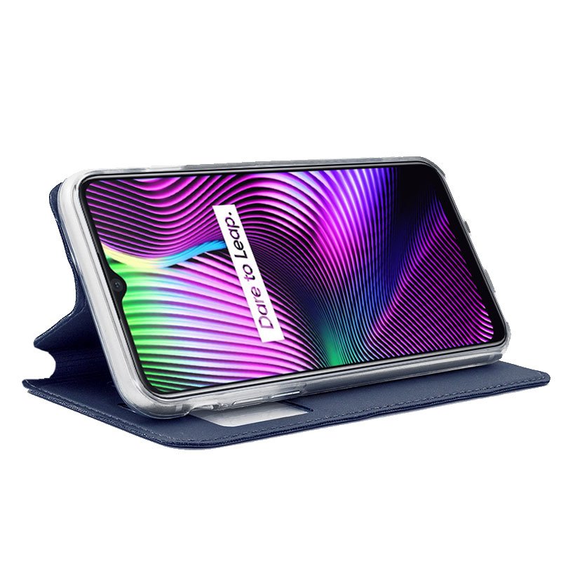 Funda COOL Flip Cover para Realme 7i / C25s Liso Azul - Imagen 2