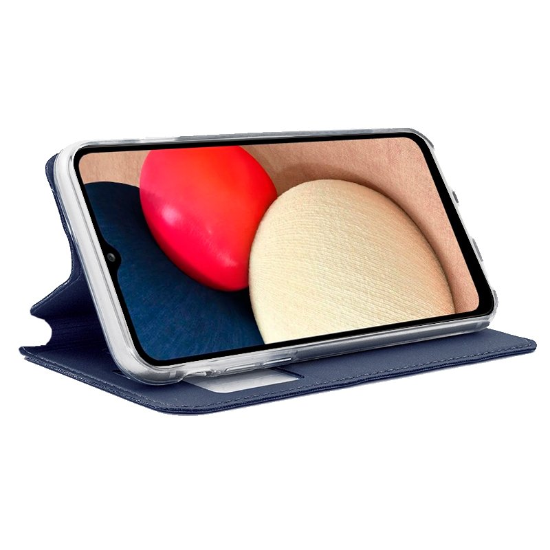 Funda COOL Flip Cover para Samsung A025 Galaxy A02s Liso Azul - Imagen 2