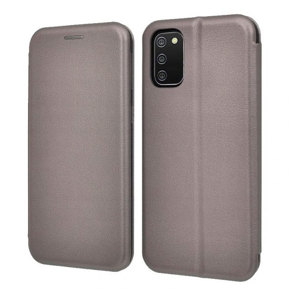 Funda COOL Flip Cover para Samsung A037 Galaxy A03s Elegance Plata - Imagen 3