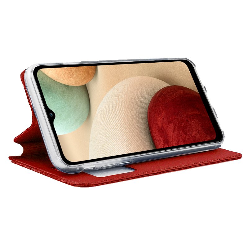 Funda COOL Flip Cover para Samsung A125 Galaxy A12 / M12 Liso Rojo - Imagen 2
