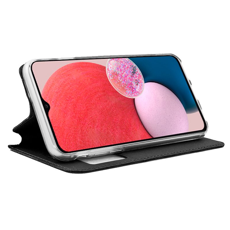 Funda COOL Flip Cover para Samsung A135 Galaxy A13 Liso Negro - Imagen 2
