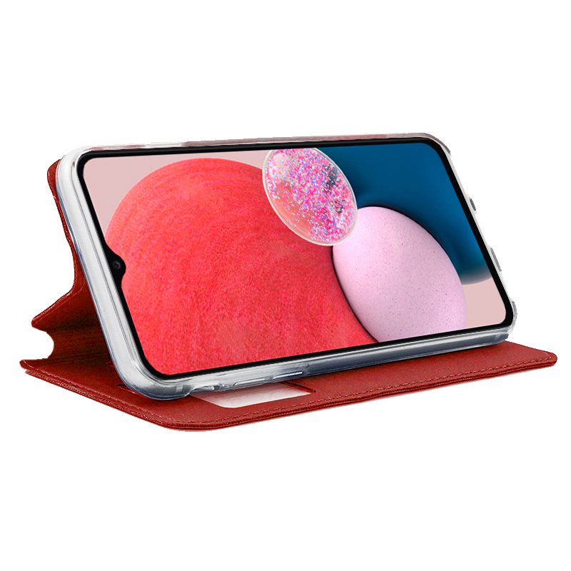 Funda COOL Flip Cover para Samsung A135 Galaxy A13 Liso Rojo - Imagen 2
