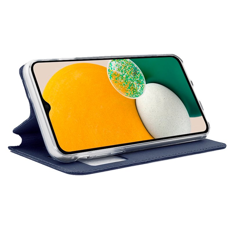 Funda COOL Flip Cover para Samsung A136 Galaxy A13 5G / A04s Liso Azul - Imagen 2